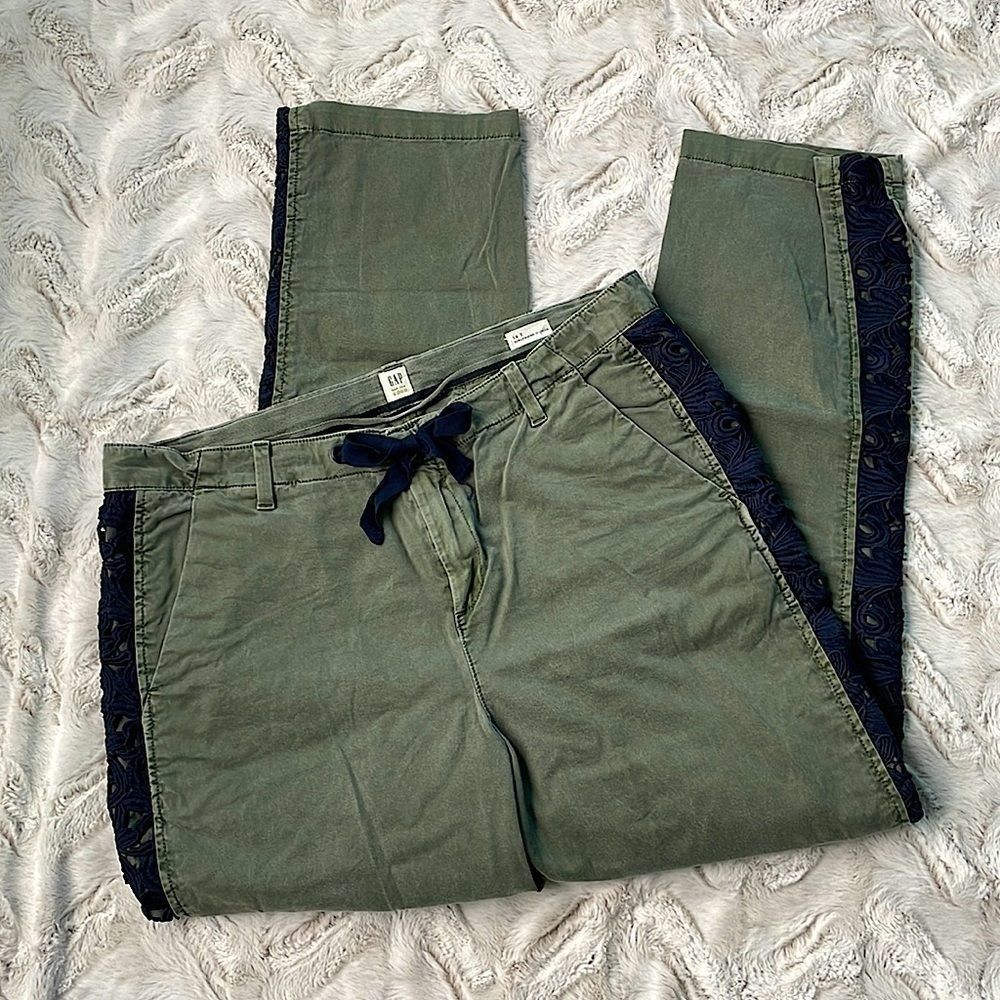 Gap TALL Girlfriend Chinos with LACE Sides, 14T